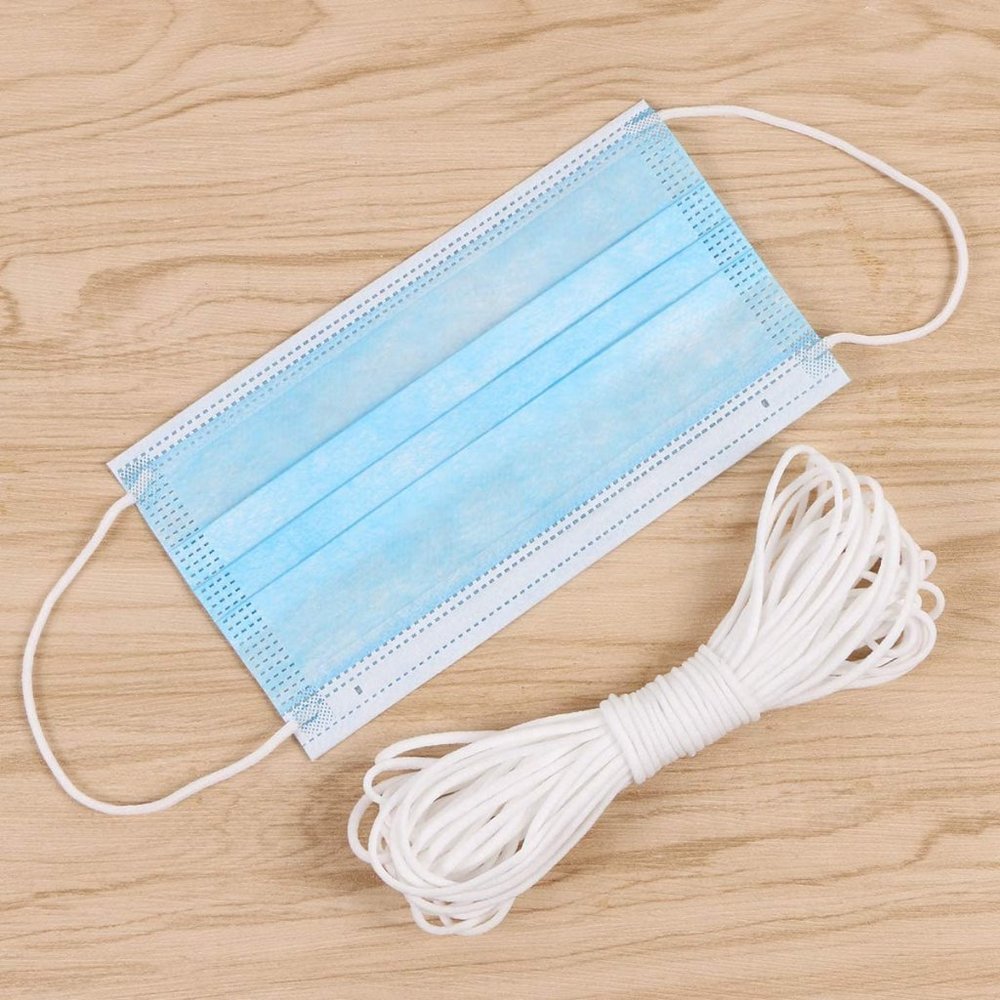 25 Meter 1/8 inch Round Elastic for DIY Face Mask